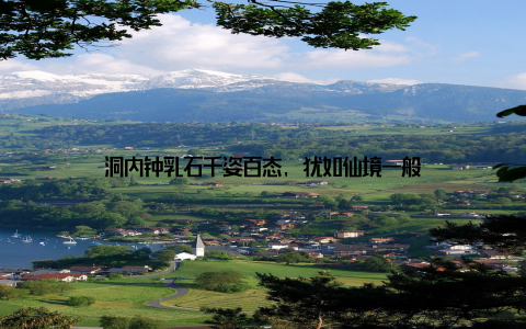 洞内钟乳石千姿百态, 犹如仙境一般