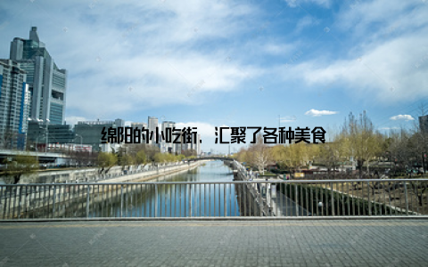 绵阳的小吃街, 汇聚了各种美食