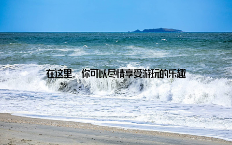 在这里, 你可以尽情享受游玩的乐趣