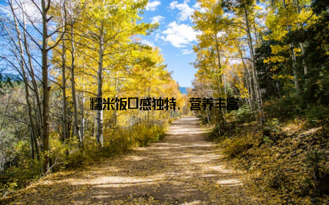 糯米饭口感独特, 营养丰富