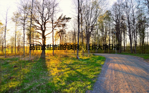 品尝这些地道的美食, 让你大饱口福