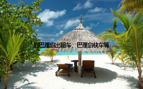 如巴厘岛出租车, 巴厘岛快车等