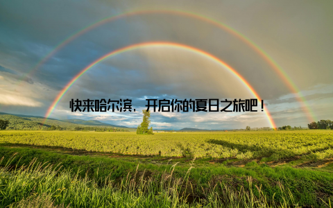 快来哈尔滨, 开启你的夏日之旅吧!