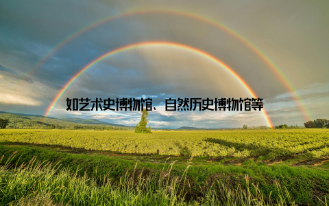 如艺术史博物馆、自然历史博物馆等
